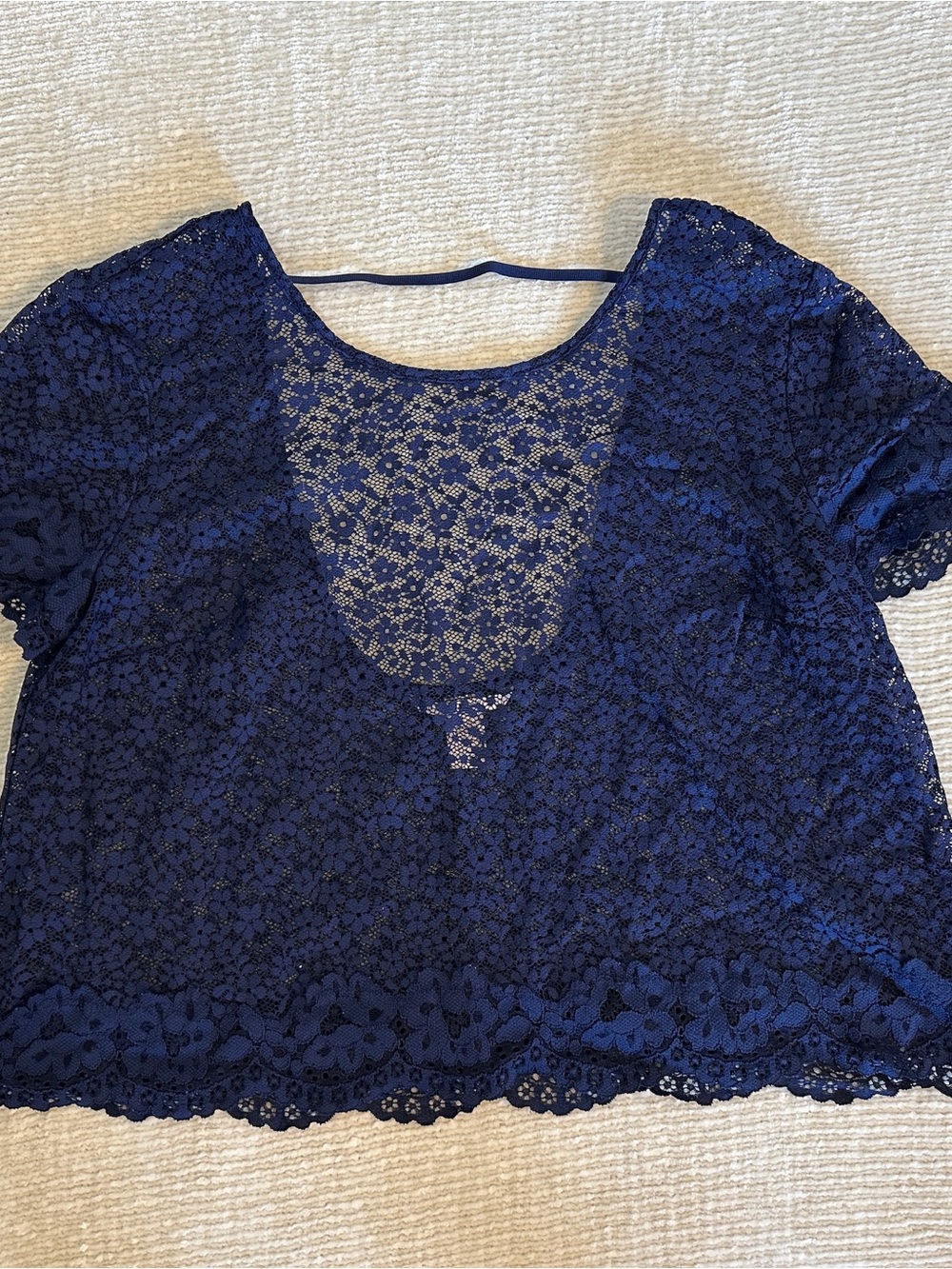 victoria’s secret lace crop top